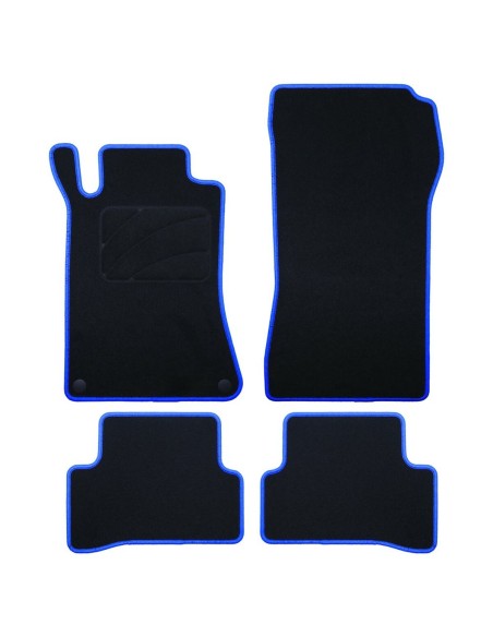 Set de tapis de voitures OCC Motorsport OCCMC0058BL Noir Mercedes W203 Clase C Sedan-CLC 5 Pièces