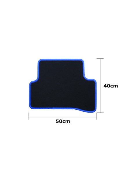 Set de tapis de voitures OCC Motorsport OCCMC0058BL Noir Mercedes W203 Clase C Sedan-CLC 5 Pièces