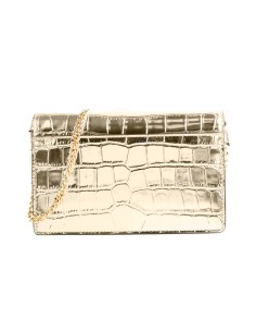 Sac à Bandoulière Michael Kors 32F4GJ6C8K-PALE-GOLD Doré 22 x 14 x 6 cm 2