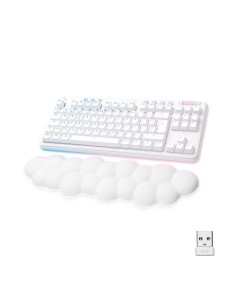 Clavier pour jeu Logitech Blanc Espagnol Qwerty QWERTY (Reconditionné A)