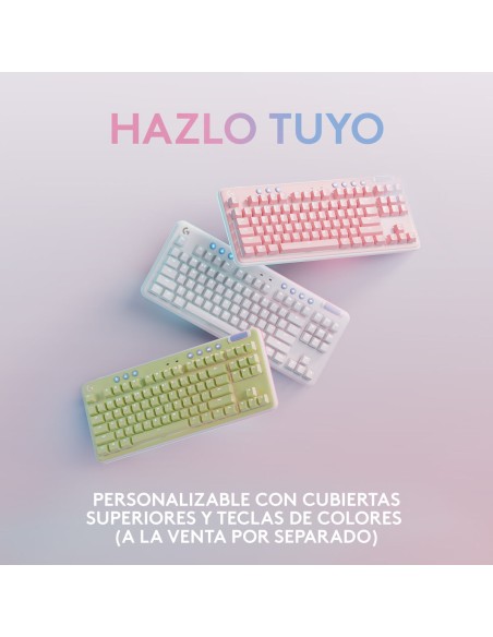 Clavier pour jeu Logitech Blanc Espagnol Qwerty QWERTY (Reconditionné A)