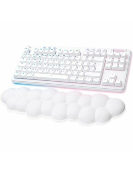 Clavier pour jeu Logitech Blanc Espagnol Qwerty QWERTY (Reconditionné A)