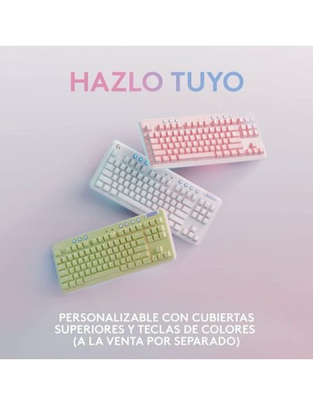Clavier pour jeu Logitech Blanc Espagnol Qwerty QWERTY (Reconditionné A)