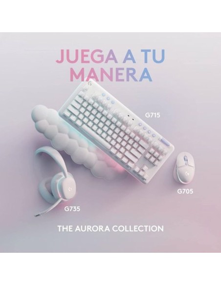 Clavier pour jeu Logitech Blanc Espagnol Qwerty QWERTY (Reconditionné A)