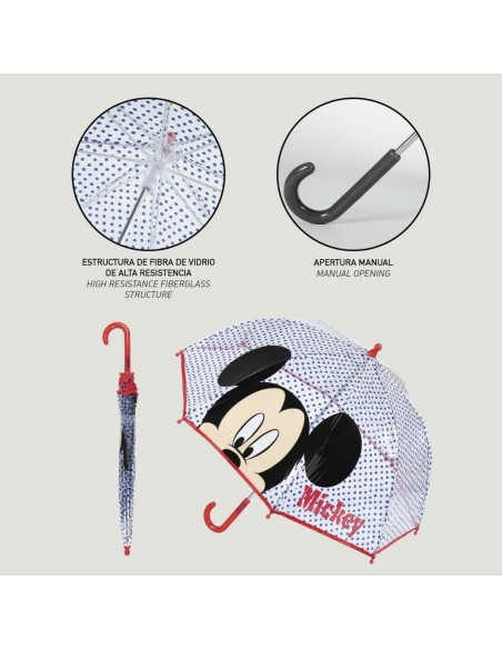 Parapluie Mickey Mouse Rouge 100 % POE