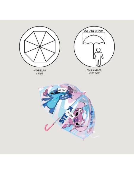 Parapluie Stitch Rose Ø 71 cm