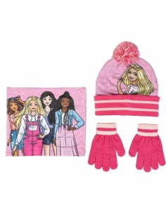 Bonnet, écharpe et gants Barbie 2-8 Ans