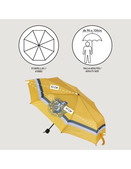 Parapluie pliable Harry Potter Hufflepuff