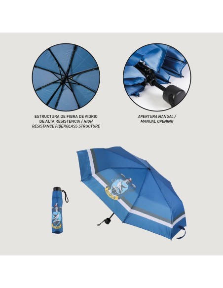 Parapluie pliable Harry Potter Ravenclaw