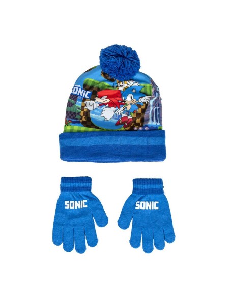 Bonnet et gants Sonic