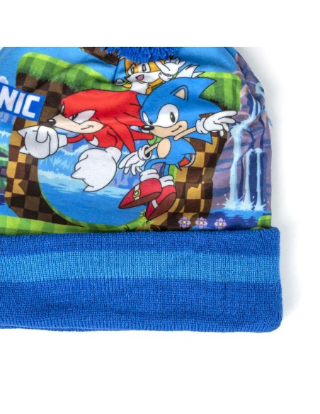 Bonnet et gants Sonic