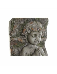 Cache-pot DKD Home Decor Fibre de Verre Gris Ange (29 x 22 x 74 cm) 2