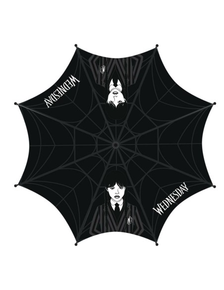 Parapluie Wednesday Noir matte black