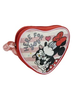 Sac à Bandoulière Minnie Mouse Rouge 15,0 x 14,0 x 4,0 cm