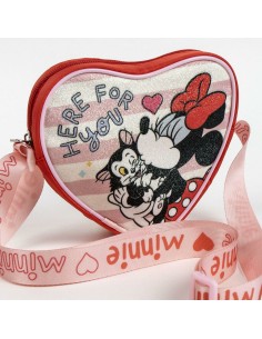 Sac à Bandoulière Minnie Mouse Rouge 15,0 x 14,0 x 4,0 cm 2