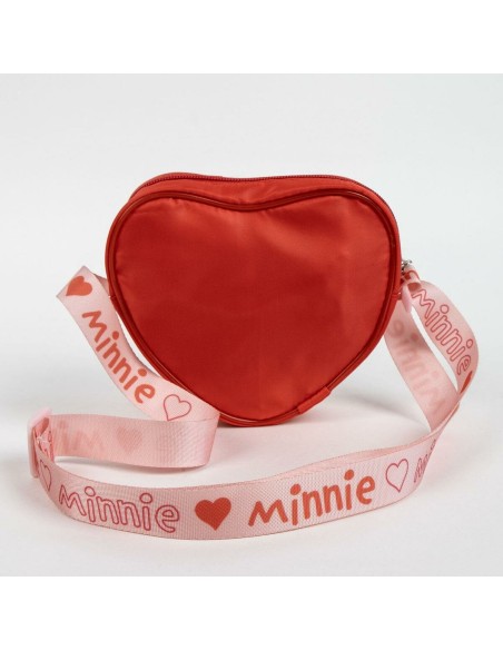 Sac à Bandoulière Minnie Mouse Rouge 15,0 x 14,0 x 4,0 cm