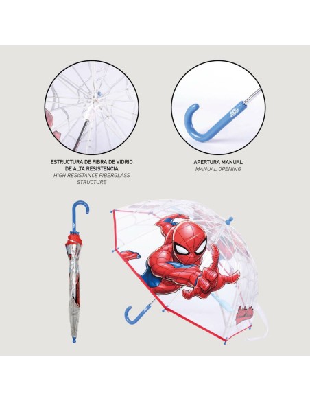 Parapluie Spider-Man Rouge 45 cm