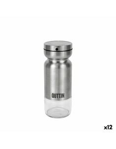 Huilier Quttin Transparent Argenté Acier inoxydable 0,36 L (12 Unités)