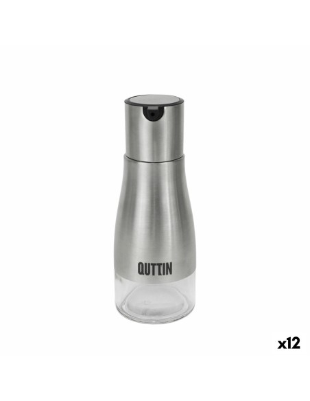 Huilier Quttin Transparent Argenté Acier inoxydable 0,32 L (12 Unités)