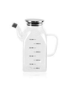 Huilier La Mediterránea Transparent Argenté Métal Verre Borosilicaté 0,75 L (12 Unités) 2