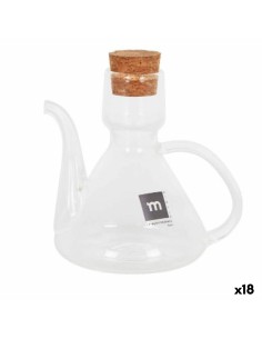 Huilier La Mediterránea Bell Transparent Silicone Verre Borosilicaté 125 ml (18 Unités)
