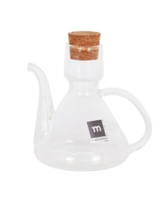 Huilier La Mediterránea Bell Transparent Silicone Verre Borosilicaté 125 ml (18 Unités) 2