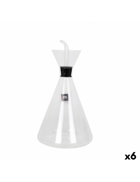 Huilier La Mediterránea Iraia Transparent Verre Borosilicaté 1 L (6 Unités)