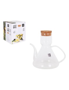 Huilier La Mediterránea Bell Transparent Silicone Verre Borosilicaté 500 ml (8 Unités) 2