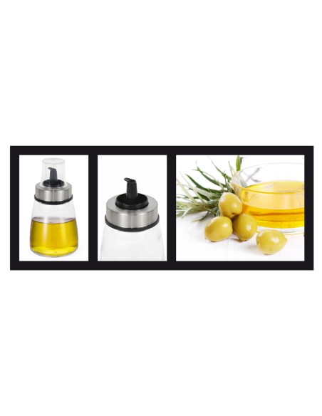 Huilier Quttin Transparent Argenté verre 200 ml 6,5 x 6,5 x 12,5 cm (12 Unités)