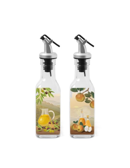 Set de pansement Anna Transparent Argenté verre ABS 170 ml 5 x 5 x 20 cm 2 Pièces (24 Unités)