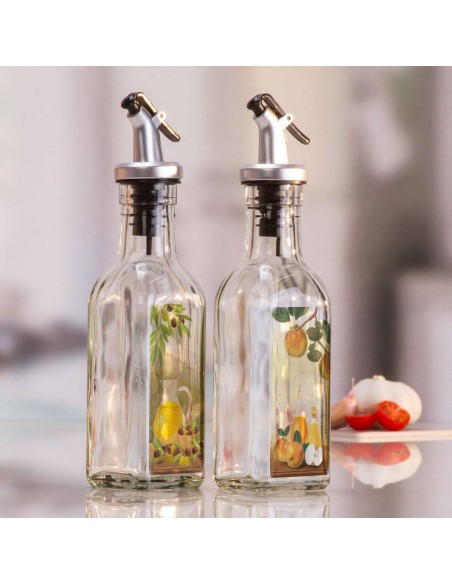 Set de pansement Anna Transparent Argenté verre ABS 170 ml 5 x 5 x 20 cm 2 Pièces (24 Unités)