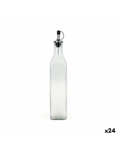 Huilier Anna Transparent Argenté verre 0,5 L (24 Unités)