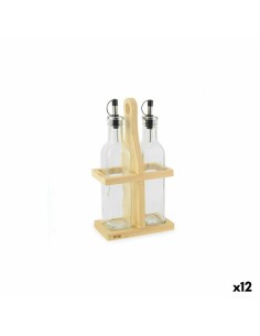 Set de pansement Quttin Marron Transparent verre Bambou 250 ml 2 Pièces (12 Unités)