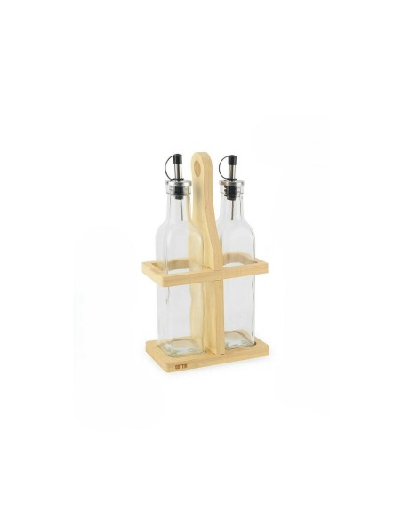 Set de pansement Quttin Marron Transparent verre Bambou 250 ml 2 Pièces (12 Unités)