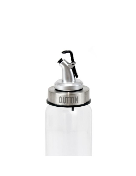 Huilier Quttin Transparent Argenté verre 0,5 L 6 x 6 x 26 cm (12 Unités)