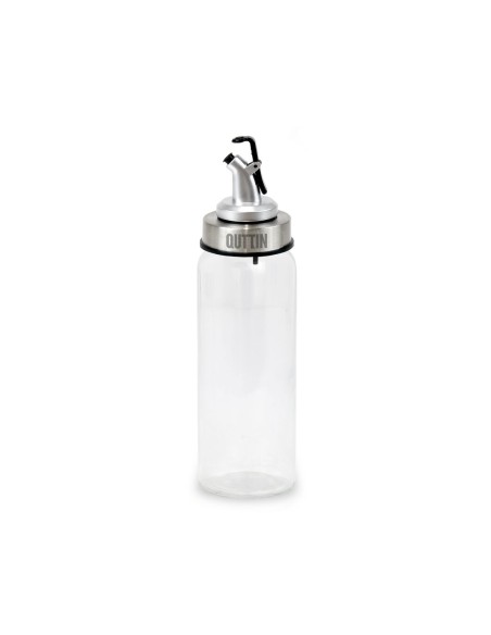 Huilier Quttin Transparent Argenté verre 5,5 x 5,5 x 20,5 cm (12 Unités)