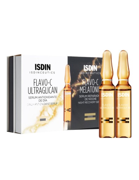 Sérum antioxydant Melatonin + Ultraglican Isdin Isdinceutics C (20 uds) 20 Pièces