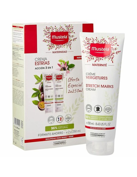 Lotion corporelle anti-vergetures Mustela 48623 3-en-1 250 ml (2 x 250 ml)