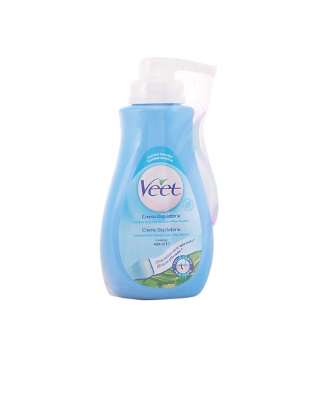 Crème Épilatoire Corporelle Veet Peau sensible Aloe Vera (400 ml)