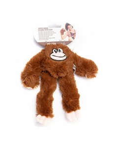 Jouet pour chien en peluche Gloria Mizaru 11 x 44 x 45 cm Singe Marron 2