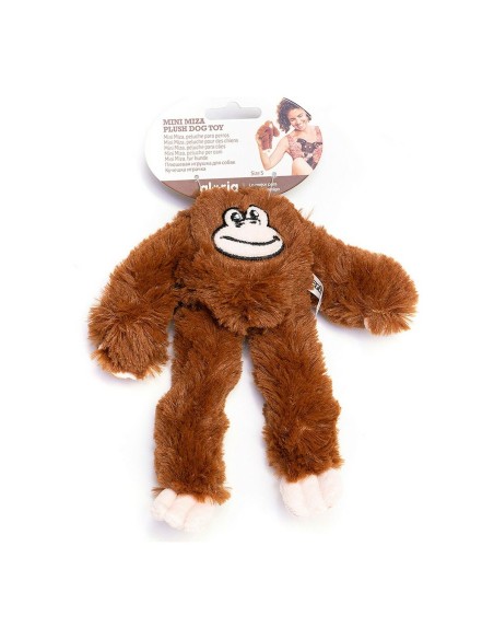 Jouet pour chien en peluche Gloria Mizaru 11 x 44 x 45 cm Singe Marron