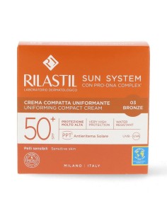 Poudres Compactes de Bronzage Rilastil Sun System Bronze Spf 50+ (10 g) 2