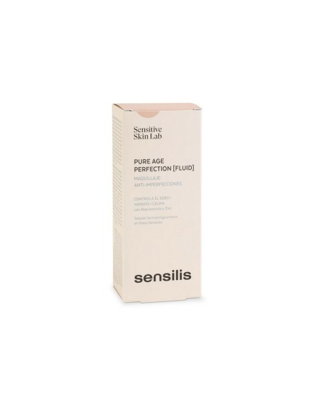 Base de Maquillage Crémeuse Sensilis Pure Age Perfection 02-sand Anti-imperfections (30 ml)