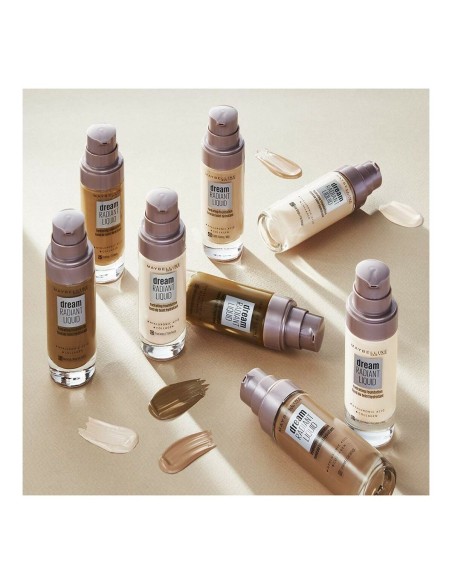 Base de maquillage liquide Maybelline Dream Satin Liquid 3-true ivory (30 ml)