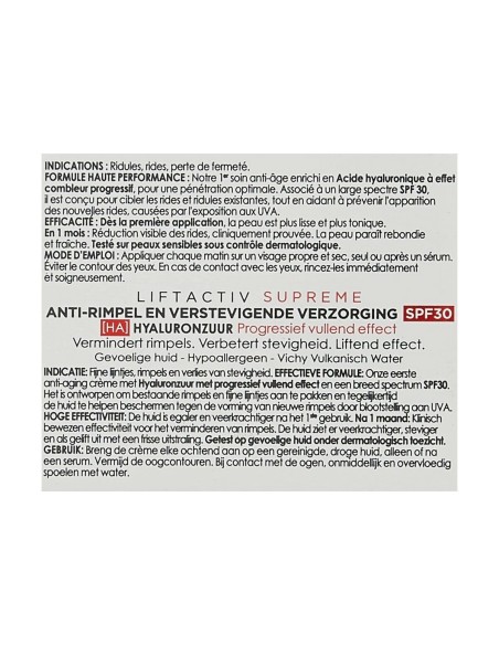 Gel anti-âge de jour Vichy LiftActiv Suprème SPF 30 (50 ml)