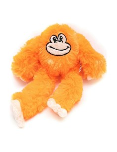 Jouet pour chien en peluche Gloria Kikazaru 11 x 44 x 45 cm Singe Orange