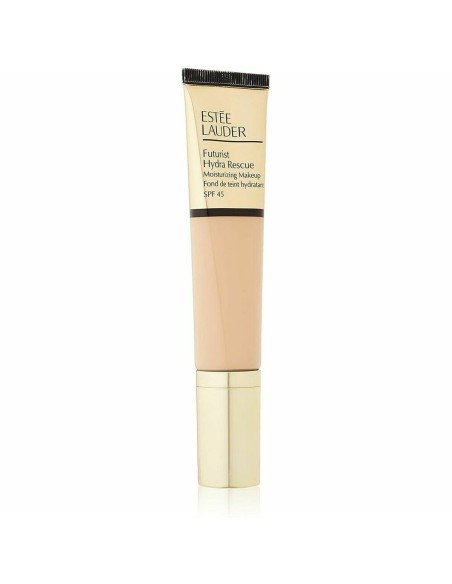 Base de maquillage liquide Estee Lauder Futurist Hydra Rescue Nº 1W2-sand Noir Beige Spf 45