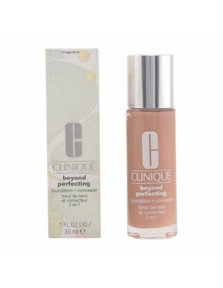 Base de maquillage liquide Clinique Beyond Perfecting Correcteur facial Nº 21 Cream caramel 30 ml