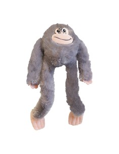 Jouet pour chien en peluche Gloria Iwazaru 11 x 44 x 45 cm Singe Gris
