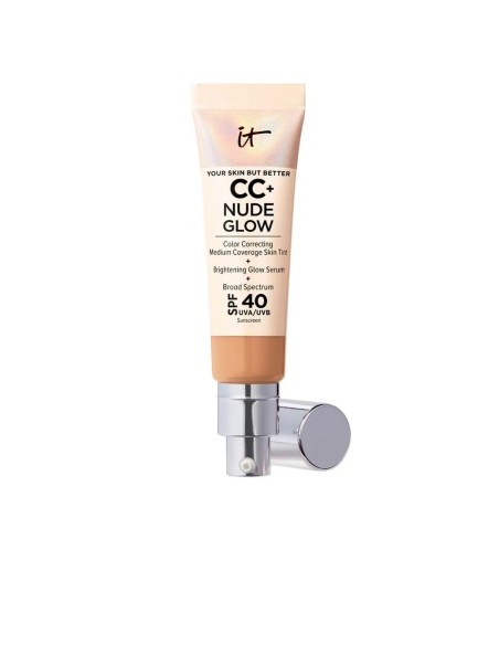 Base de Maquillage Crémeuse It Cosmetics CC+ Nude Glow neutral tan Spf 40 32 ml
